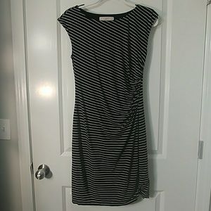 Lightly ruched sleeveless dress